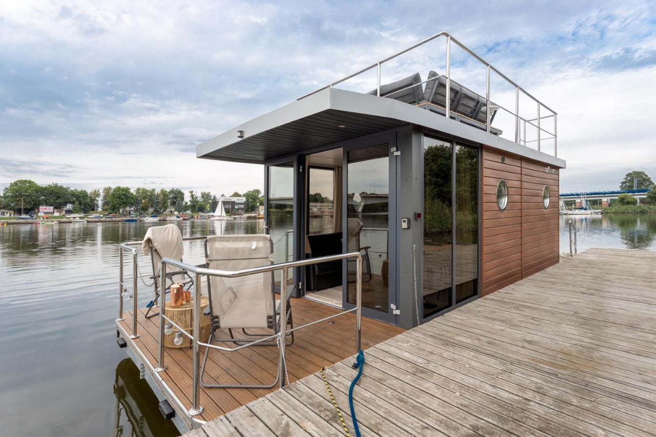 Lemuria Houseboat - Plywajacy Domek Na Wodzie Breslavia Exterior foto
