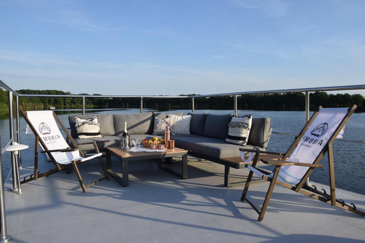 Lemuria Houseboat - Plywajacy Domek Na Wodzie Breslavia Exterior foto